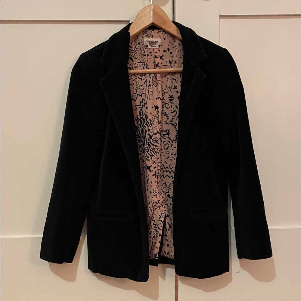 Zadig & Voltaire Black Velvet Blazer